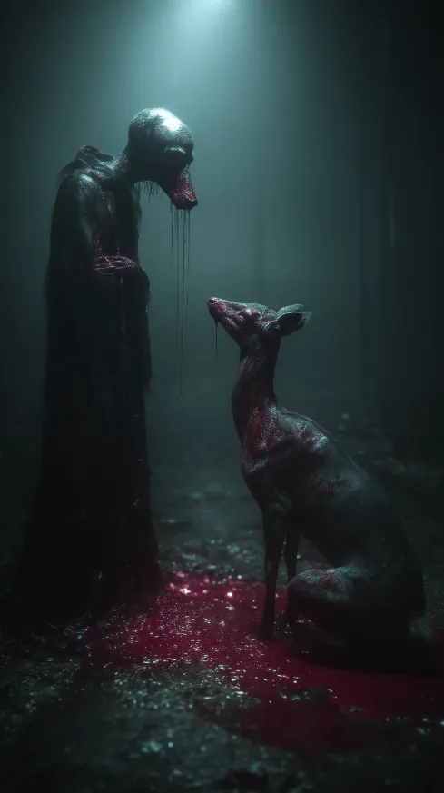 Dark digital artwork from the STRVNGR gallery.