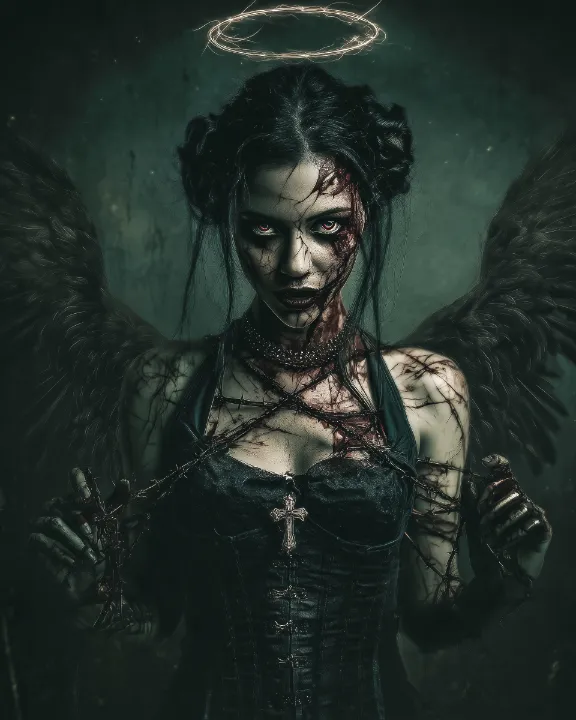 Dark digital artwork from the STRVNGR gallery.