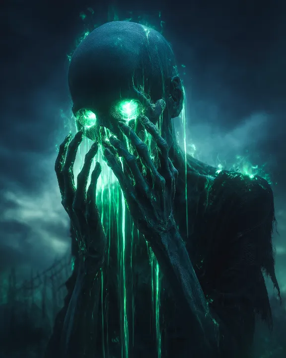 Dark digital artwork from the STRVNGR gallery.