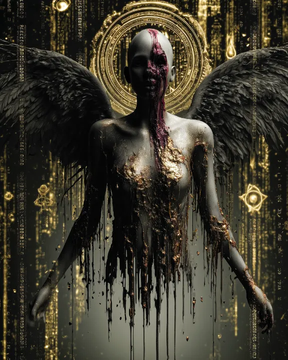 Dark digital artwork from the STRVNGR gallery.
