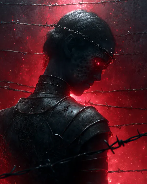 Dark digital artwork from the STRVNGR gallery.