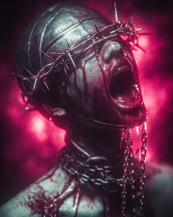 Dark digital artwork from the STRVNGR gallery.