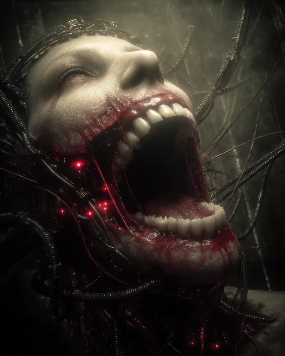 Dark digital artwork from the STRVNGR gallery.