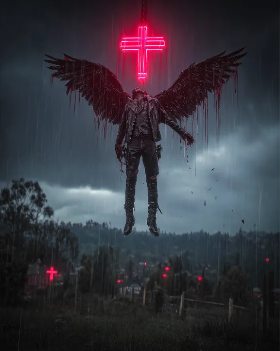 Dark digital artwork from the STRVNGR gallery.